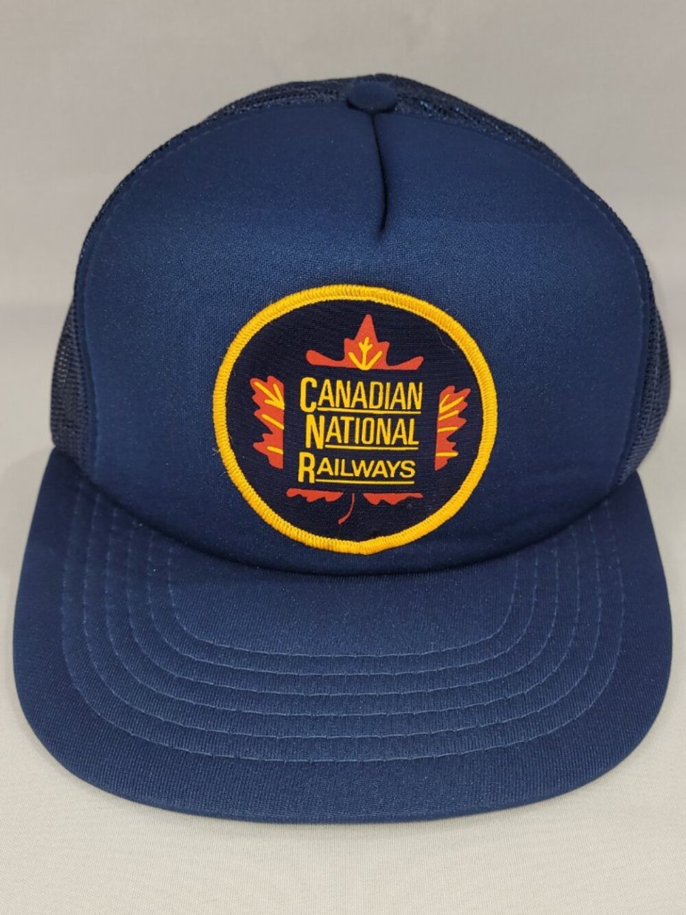 CN Rail Train Vintage Snapback Hat CNR Canadian National Railways